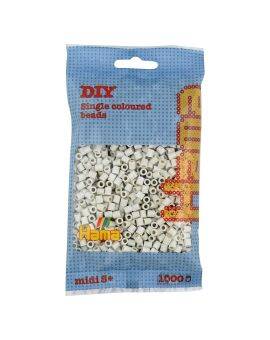 Hama Midi - strijkkralen - 1000 stuks - cloudy white 77