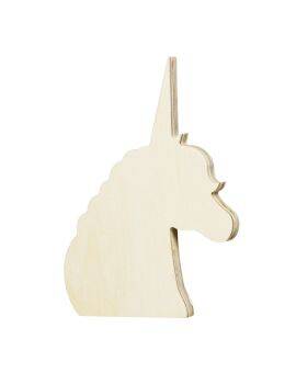 Houten figuur - unicorn