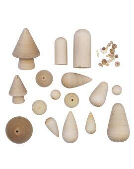 Houten figuren - basisset