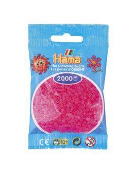 Hama Mini - strijkkralen - 2000 stuks - translucent neon fuchsia 32