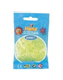 Hama Mini - strijkkralen - 2000 stuks - translucent neon yellow 34