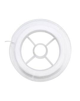 Elastisch nylondraad - 30 meter - 1 mm - wit