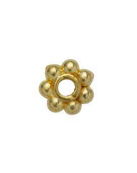 Spacers - 100 stuks - goudkleurige bloem
