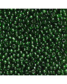 Rocailles - 9/0 - groen transparant