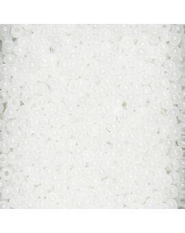 Rocailles - 9/0 - albast semi-transparant