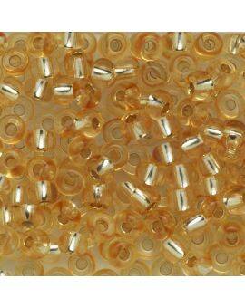Rocailles - 6/0 - lichtgeel metaal kern