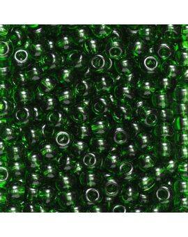 Rocailles - 6/0 - groen transparant