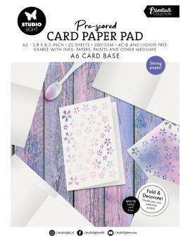 Studio Light Card paper pad - pre-scored A6