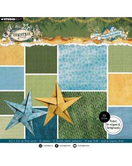 Studio Light Background paper pad - Christmas Forest