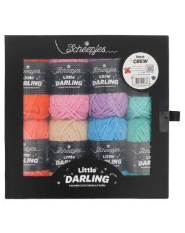 Scheepjes Little Darling garen - 8 x 25 g - Aqua Crew