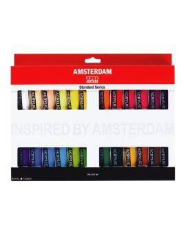 Amsterdam acrylverf set - 24 stuks