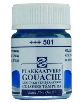 Plakkaatverf - extra fijn - 16 ml - cyaan