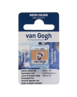 van Gogh aquarelverf - napje - napelsgeel rood 224