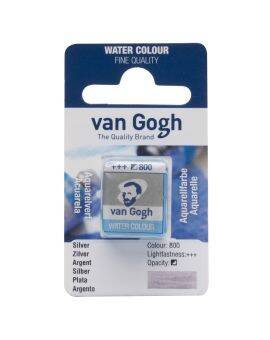 van Gogh aquarelverf - napje - zilver 800