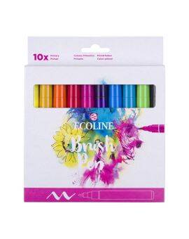 Ecoline Brush Pen set - 10 stuks - primair