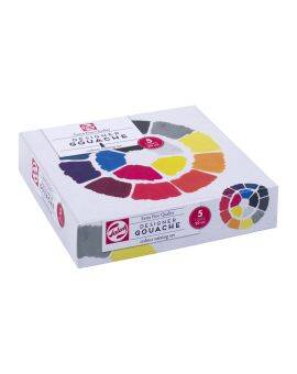 Gouache - extra fijn - 5 tubes (mengset)