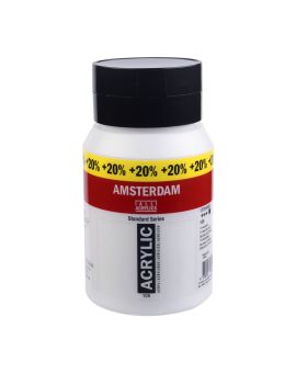 Amsterdam acrylverf - 600 ml - titaanwit 105