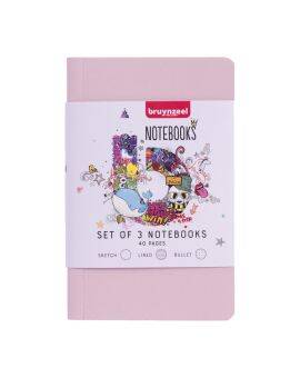 Bruynzeel notebook set - 3 stuks - A6