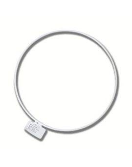 Metalen ring - 20 cm - wit