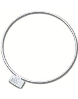 Metalen ring - 30 cm - wit