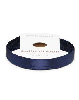 Satijnlint - 6 mm - marineblauw