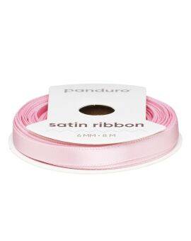 Satijnlint - 6 mm - lichtroze