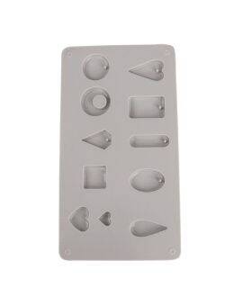 Siliconen gietmal - 11 kleine hangers