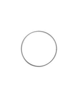 Metalen ring - 10 cm - zilverkleurig