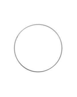 Metalen ring - 15 cm - zilverkleurig