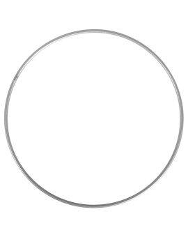 Metalen ring - 25 cm - zilverkleurig