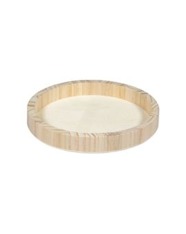 Houten dienblad - 20cm ø - naturel