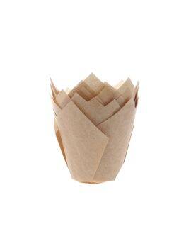 muffin tulip cups 36 stuks - kraft