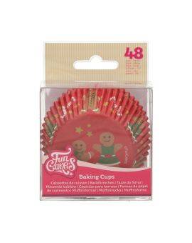 FunCakes baking cups - gingerbread
