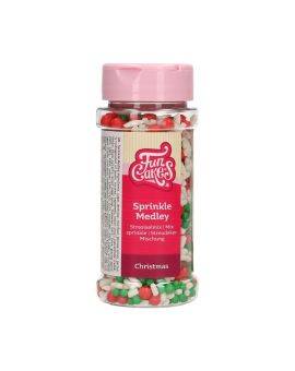 FunCakes sprinkles - 60 gram - Christmas medley