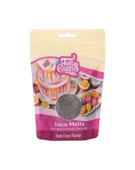 FunCakes Deco Melts - 250 gram - dark choco flavour