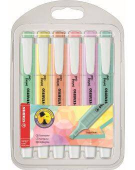 STABILO Swing Cool highlighters - 6 stuks - pastel