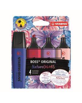 STABILO BOSS ORIGINAL NatureColors - 4 stuks - Wildflower