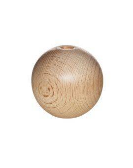 Houten kraal - 15 mm - 20 stuks