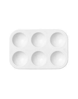 Mengpalet - 9x13 cm - 6 vakjes