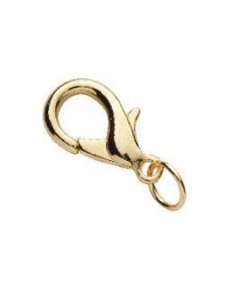 Karabijnsluitingen - 18 mm - 5 stuks - goudkleurig