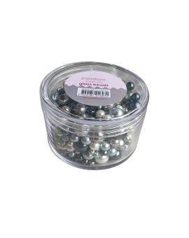 Glaskralen - 130 gram - koele kleuren