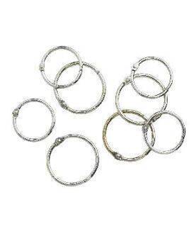 Scrapbook snaprings 8 stuks