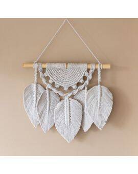 Hoooked DIY kit - macramé hanger Faros - biscuit