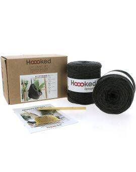 Hoooked Zpagetti DIY kit - Revisto Basket - antracite