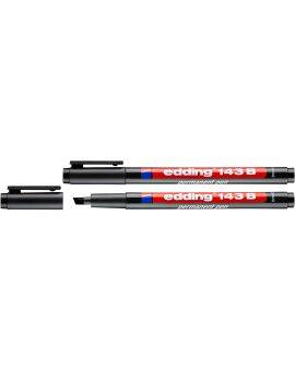 edding 143 B permanent marker - 1 tot 3 mm - zwart