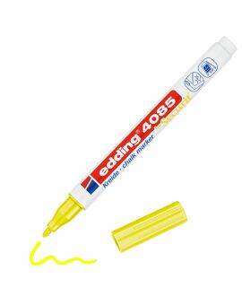 edding 4085 chalk marker - 1 tot 2 mm - neon geel