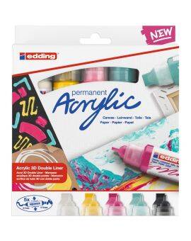edding acrylic marker double liner 5400 - basis modern