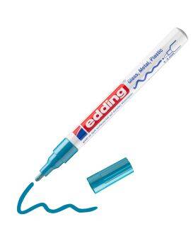 edding 751 lakmarker - glans - 1 tot 2 mm - lichtblauw