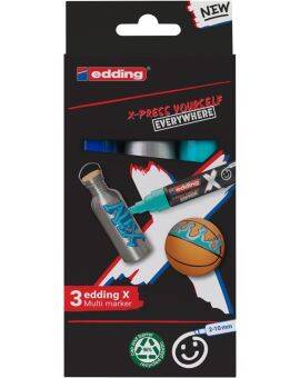 edding 6900 X Multi Marker - 3 stuks - oceaan