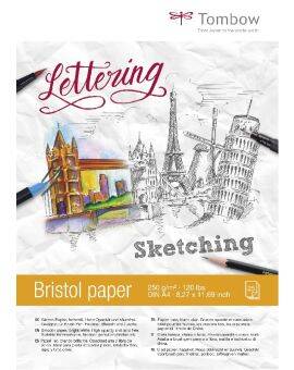 Tombow blok tekenpapier Bristol - A4